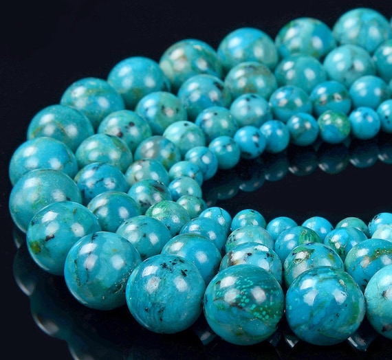 Natural Chrysocolla Gemstone Grade Aaa Round 5mm 6mm 7mm 8mm 9mm 10mm 11mm 12mm 13mm Loose Beads Bulk Lot 1,2,6,12 And 50 (d318 D319) Natural Chrysocolla Gemstone Grade Aaa Round 5mm 6mm 7mm 8mm 9mm 10mm 11mm 12mm 13mm Loose Beads Bulk Lot 1,2,6,12 And 50 (d318 D319)