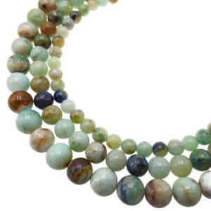 Natural Chrysocolla Smooth Round Beads 6mm 8mm 10mm 12mm 15.5" Strand