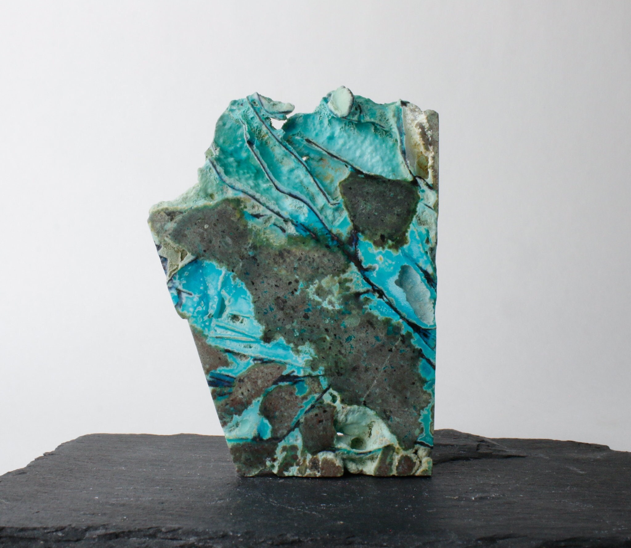 Copper In Chrysocolla Slab