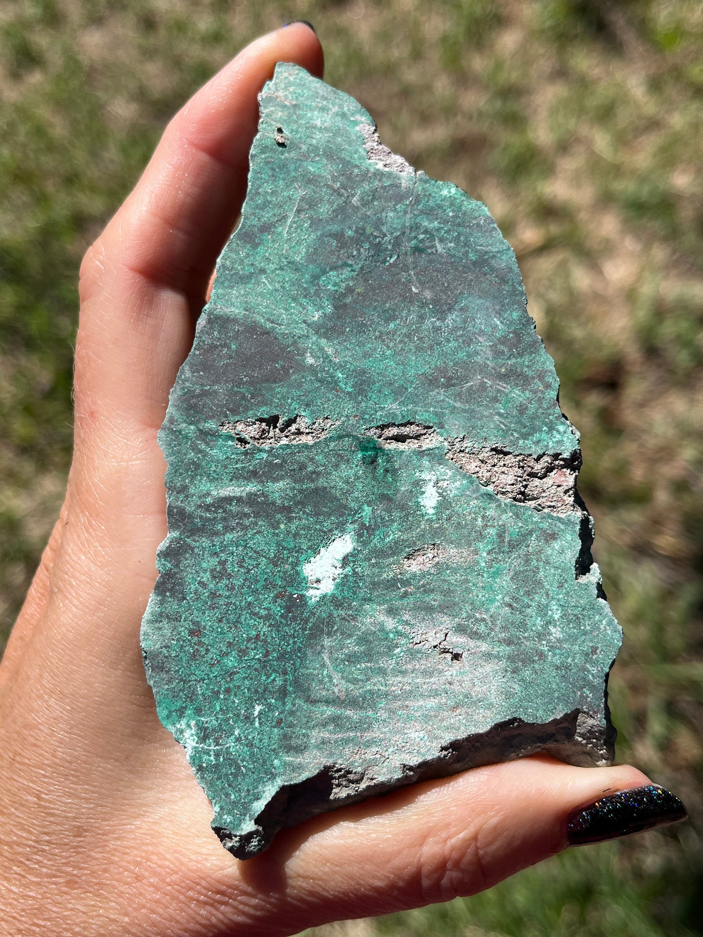 Chrysocolla Lapidary Slab Natural Stone Not Polished For Cabbing Chrysocolla Lapidary Slab Natural Stone Not Polished For Cabbing
