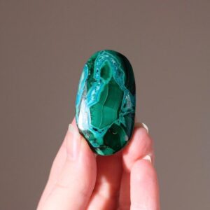 Malachite Chrysocolla Palm | Malacolla Crystal Palmstone