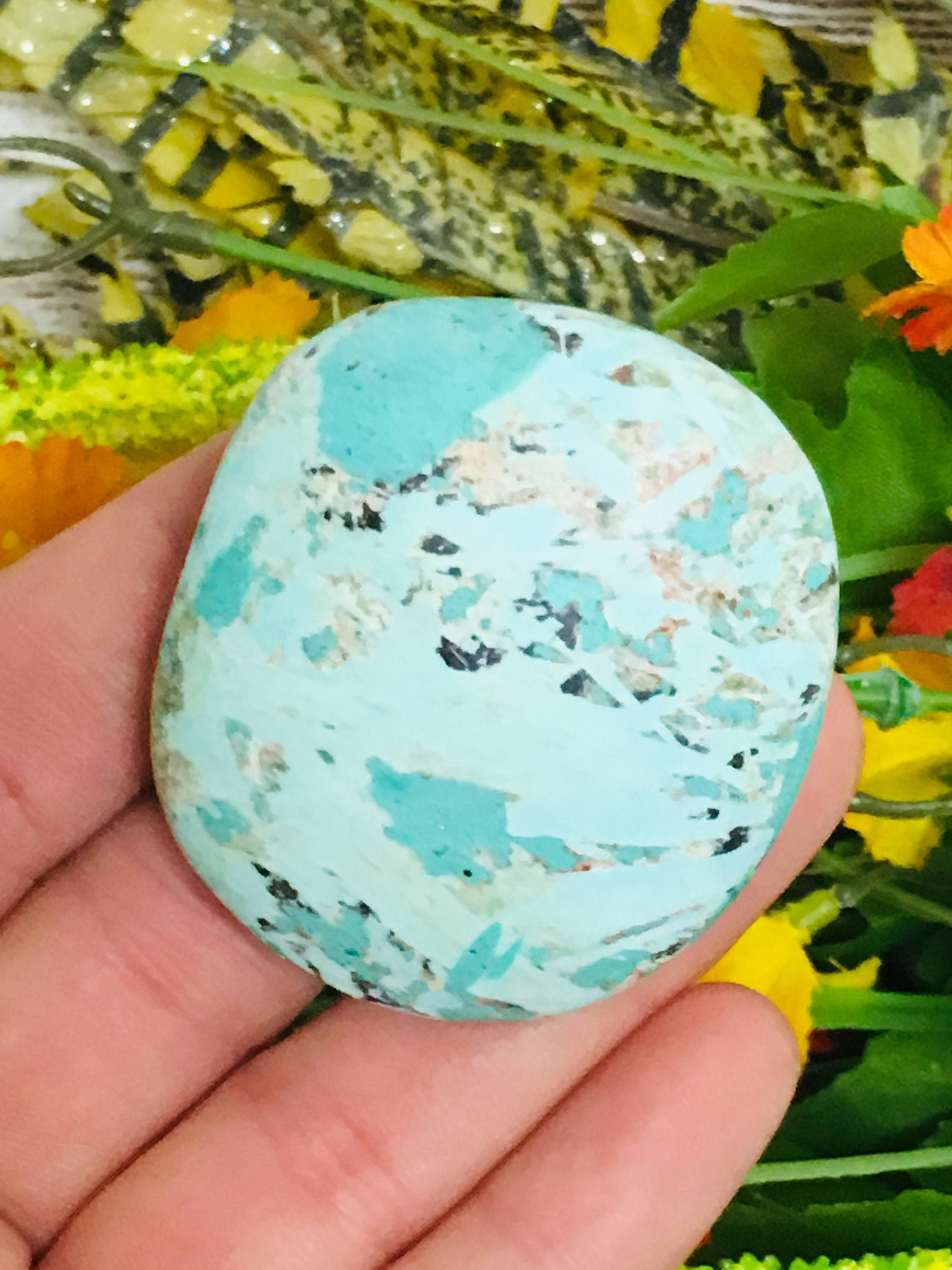 Chrysocolla Palm Stones, Crystals Pocket Rock Gemstone, Chakra Stones For Meditation & Cleansing Chrysocolla Palm Stones, Crystals Pocket Rock Gemstone, Chakra Stones For Meditation & Cleansing