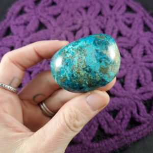 Chrysocolla Palmstone Crystal Peruvian Stones Carved Crystals Polished Peru Green Blue