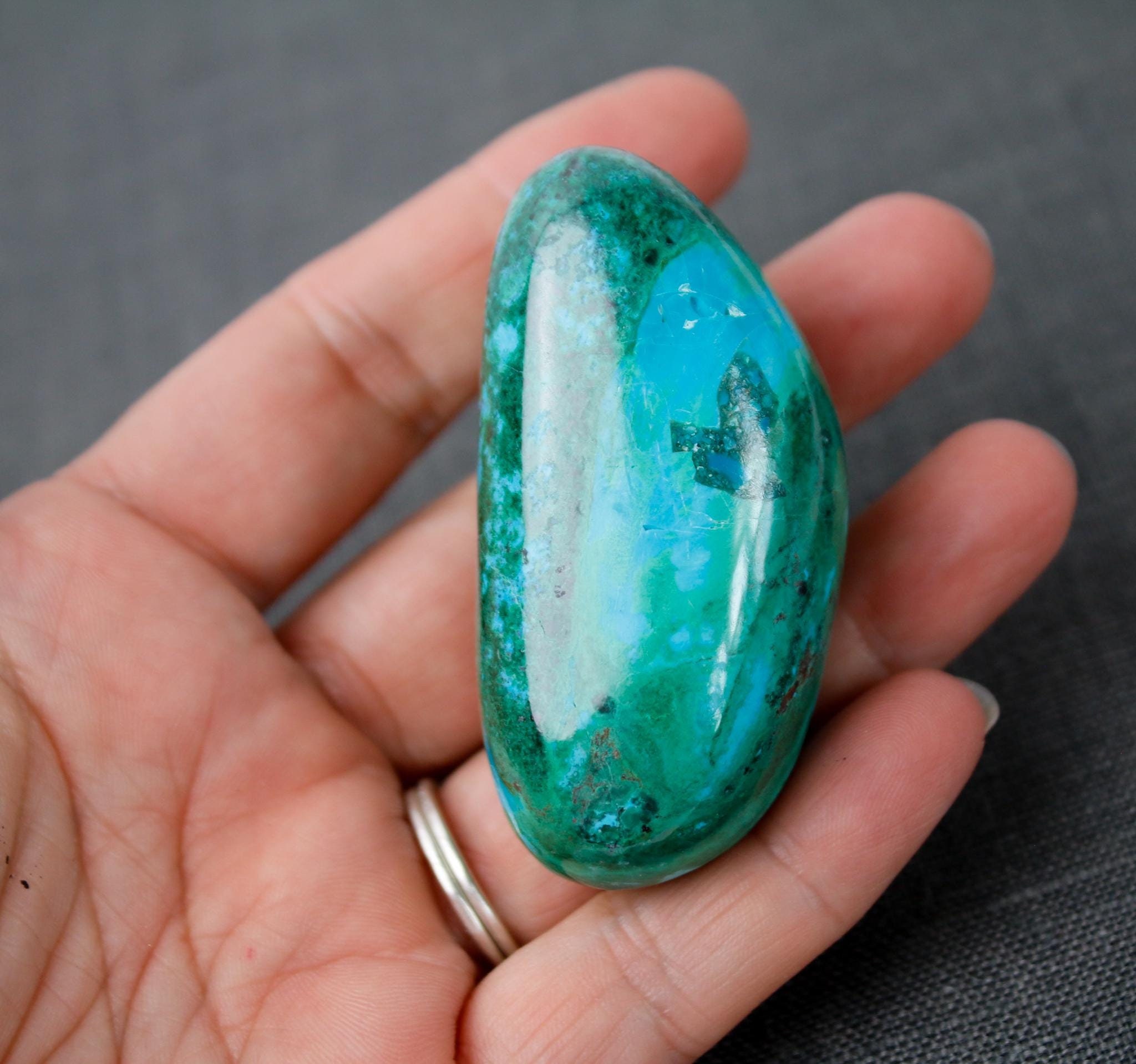 Chrysocolla Polished Freeform - Peruvian Chrysocolla Polished Freeform - Peruvian