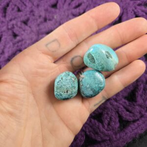 3 Chrysocolla Tumbled Stones Peruvian Crystals Polished Peru Green Blue 3 Chrysocolla Tumbled Stones Peruvian Crystals Polished Peru Green Blue