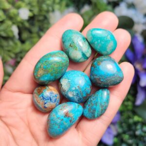 Tumbled Dioptase & Chrysocolla Specimen