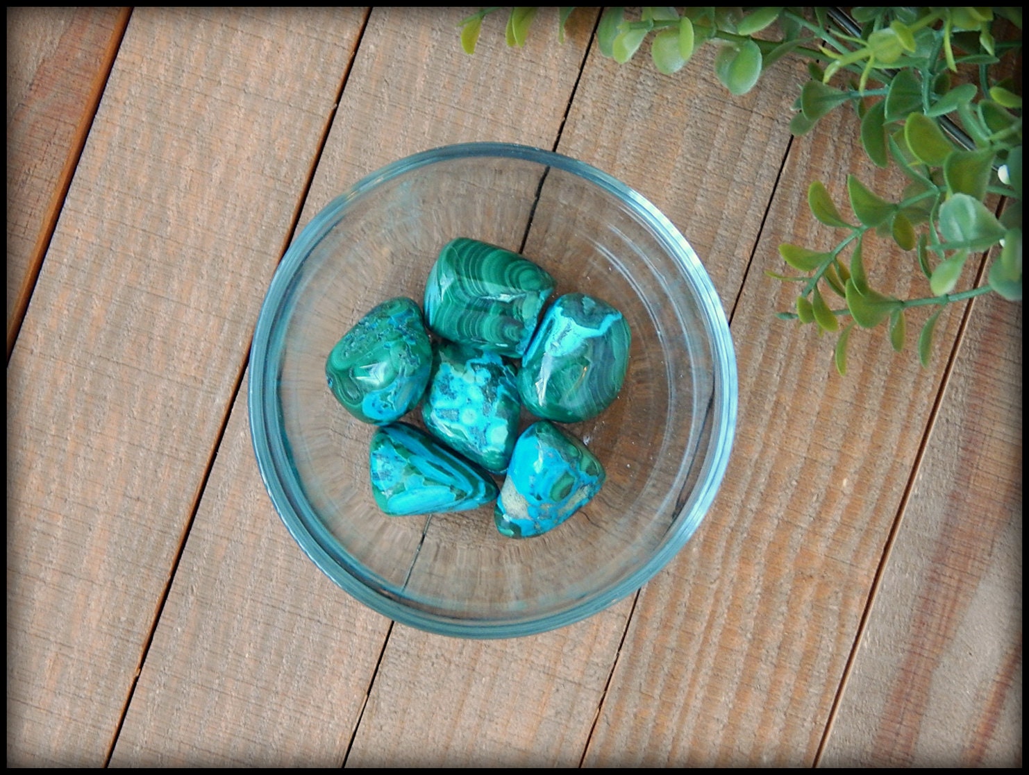 Tumbled Malachite / Chrysocolla Tumbled Malachite / Chrysocolla