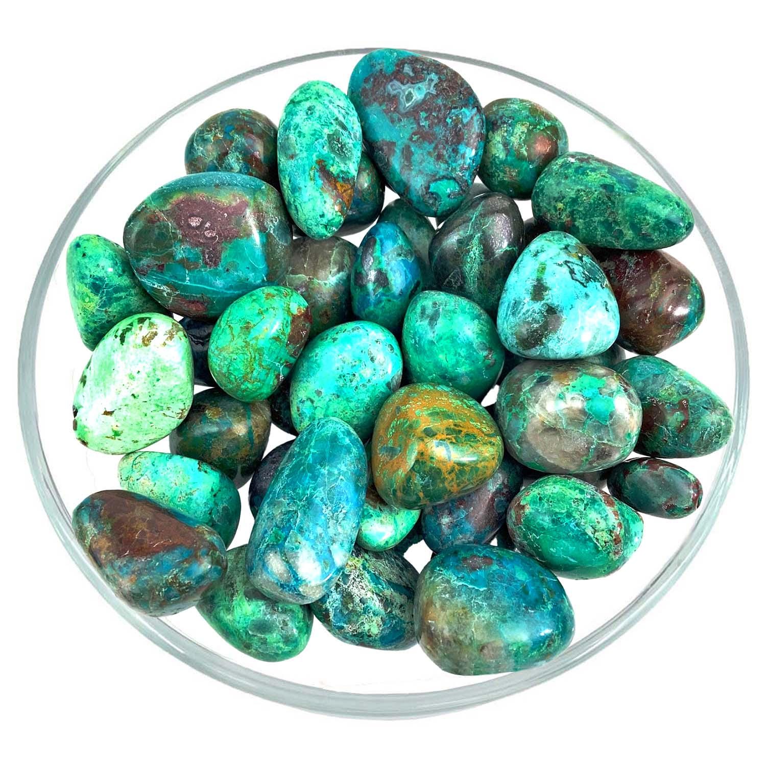 Chrysocolla Tumbled Stone (14g) #sk3357 Chrysocolla Tumbled Stone (14g) #sk3357