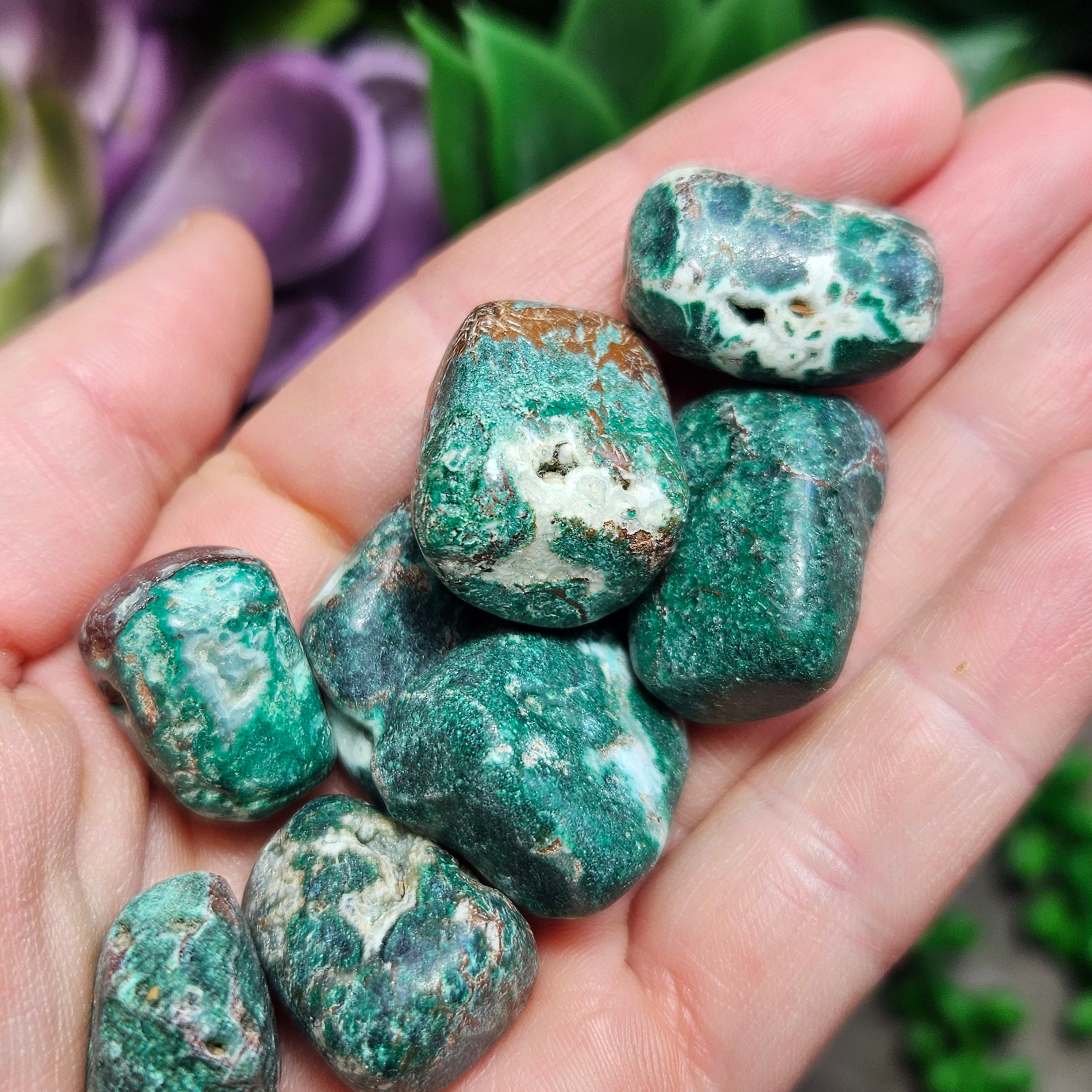 Chrysocolla Stone - Blue Chrysocolla - Chrysocolla Crystal - Chrysocolla Tumbled - Polished Chrysocolla - Chrysocolla Specimen - Chrysocolla