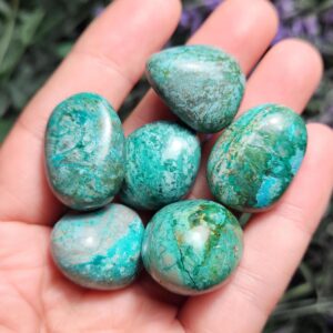 Chrysocolla Stone - Blue Chrysocolla - Chrysocolla Gemstone - Polished Chrysocolla - Tumbled Chrysocolla - Chrysocolla Crystal - Chrysocolla