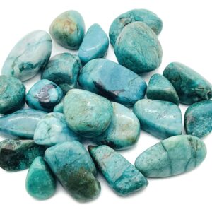 Chrysocolla Tumbled Stone – Chrysocolla Crystal – Loose Gemstones - Love Crystal - Tu1253