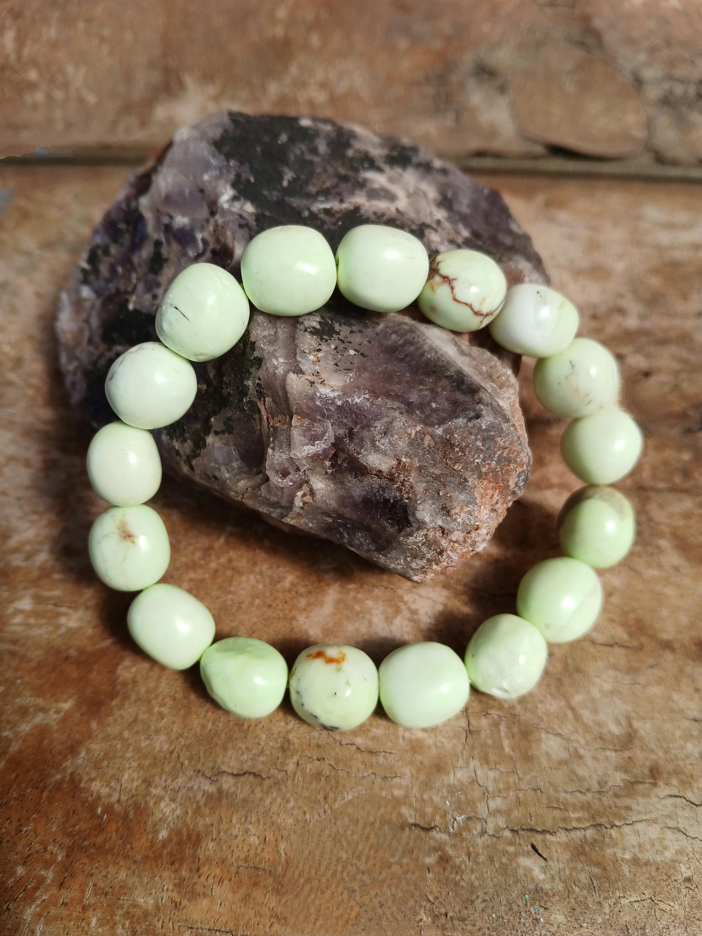 Lemon Chrysoprase Bracelet