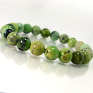 Natural Chrysoprase Bracelet 8mm, Natural Gemstone Bracelet, Women Men Bracelet, Beaded Bracelet, Gift For Him Her +gift Bag
