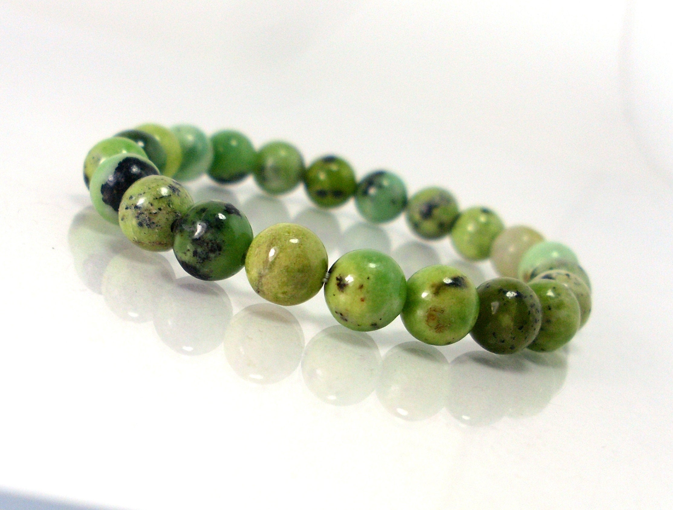 Natural Chrysoprase Bracelet 8mm, Natural Gemstone Bracelet, Women Men Bracelet, Beaded Bracelet, Gift For Him Her +gift Bag Natural Chrysoprase Bracelet 8mm, Natural Gemstone Bracelet, Women Men Bracelet, Beaded Bracelet, Gift For Him Her +gift Bag