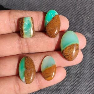 Chrysoprase Cabochons: Jewelry Making Gemstone Lot - 61 Carats Chrysoprase Cabochons: Jewelry Making Gemstone Lot - 61 Carats