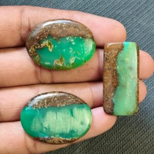 Chrysoprase Cabochons: Jewelry Making Gemstone Lot - 93 Carats Chrysoprase Cabochons: Jewelry Making Gemstone Lot - 93 Carats