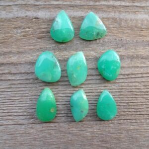 Green Chrysoprase Cabochon, Green Gemstone Cabs For Jewelry Making Green Chrysoprase Cabochon, Green Gemstone Cabs For Jewelry Making