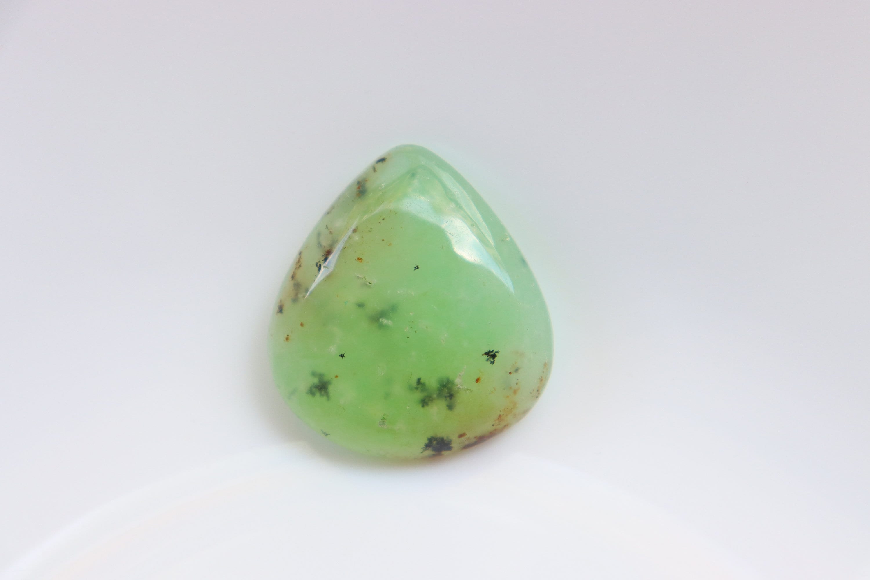 Green Chrysoprase Cabochon, Loose Stone, Natural Chrysoprase Cabochon, Green Chrysoprase Loose Gemstone, Chrysoprase Gemstone, Pocket Stone