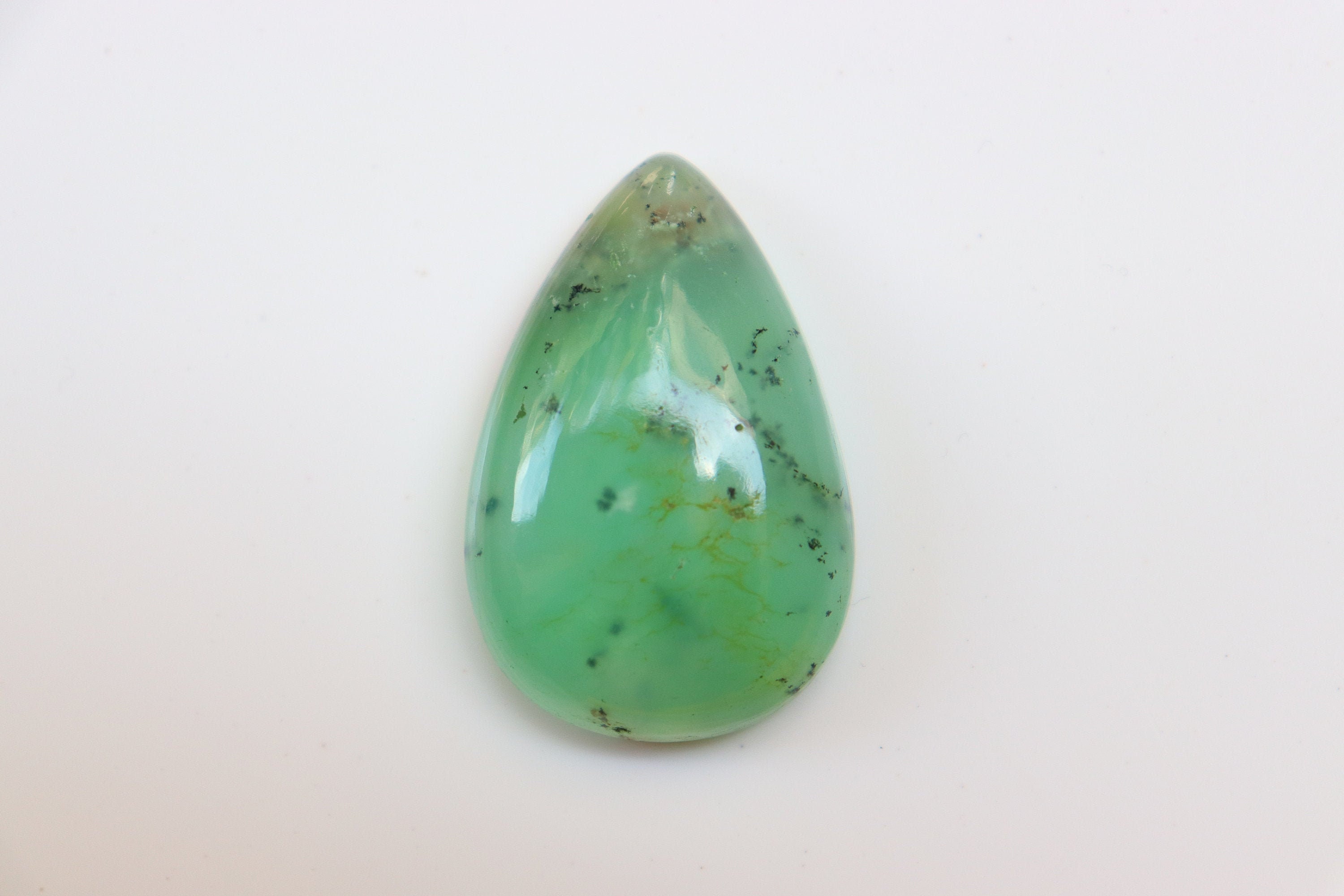 Green Chrysoprase Cabochon, Loose Stone, Natural Chrysoprase Cabochon, Green Chrysoprase Loose Gemstone, Chrysoprase Gemstone, Pocket Stone