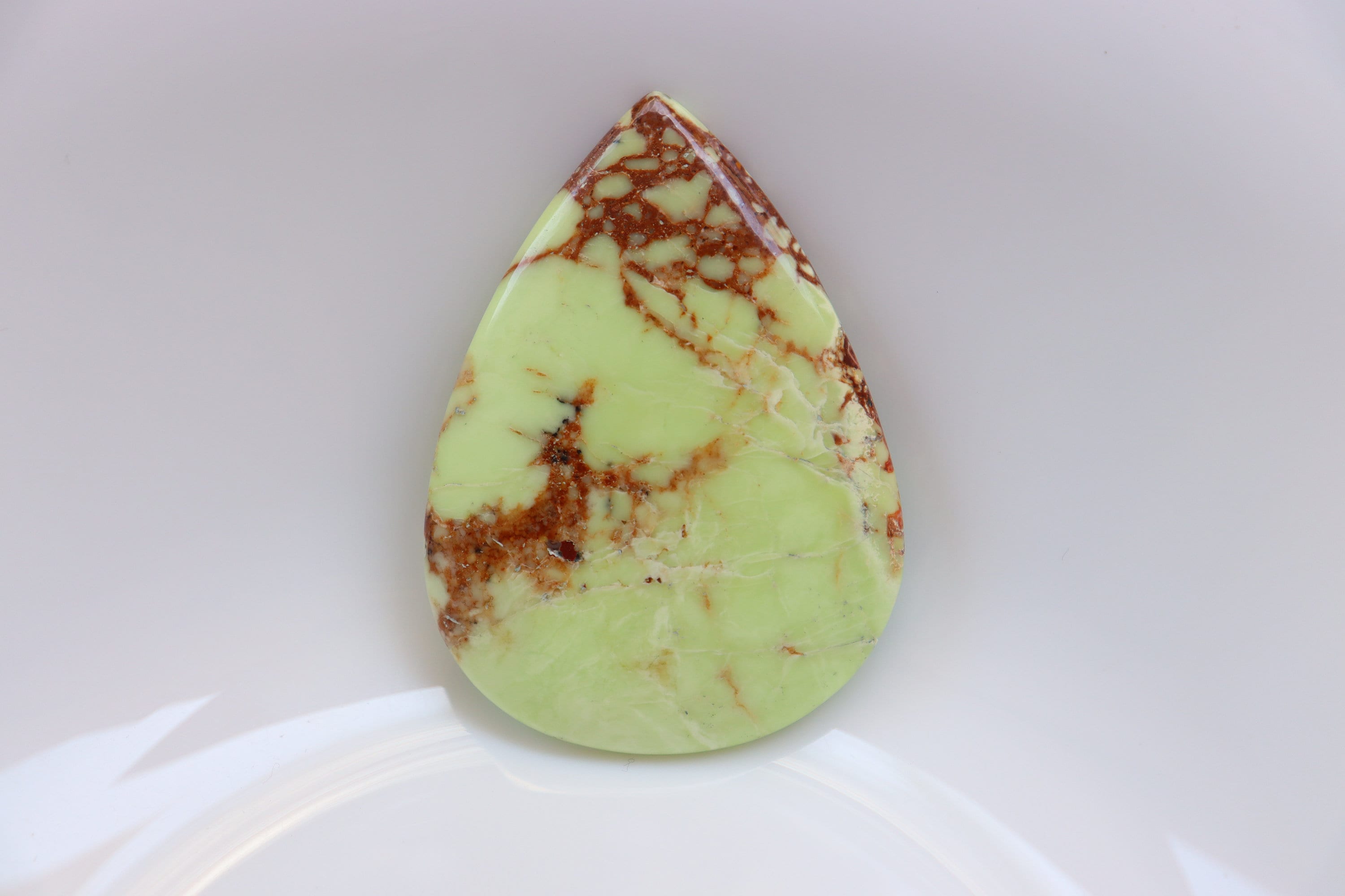 Lemon Chrysoprase Cabochon, Healing Crystal , Self Compassion Crystal, Heart Chakra Healing Sphere, Gemstone, Green Cabochon, Home Decor