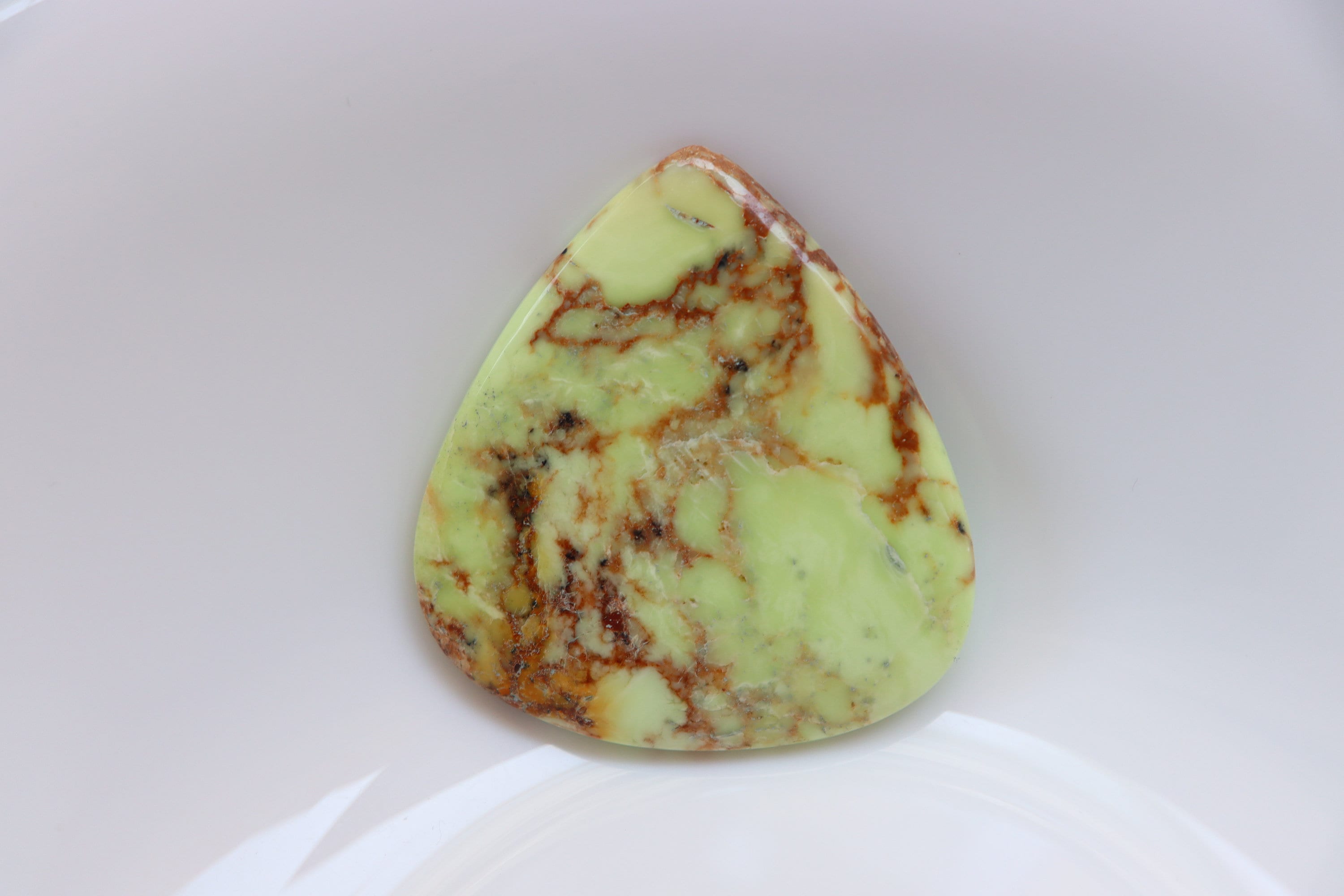 Lemon Chrysoprase Cabochon, Healing Crystal , Self Compassion Crystal, Heart Chakra Healing Sphere, Gemstone, Green Cabochon, Home Decor