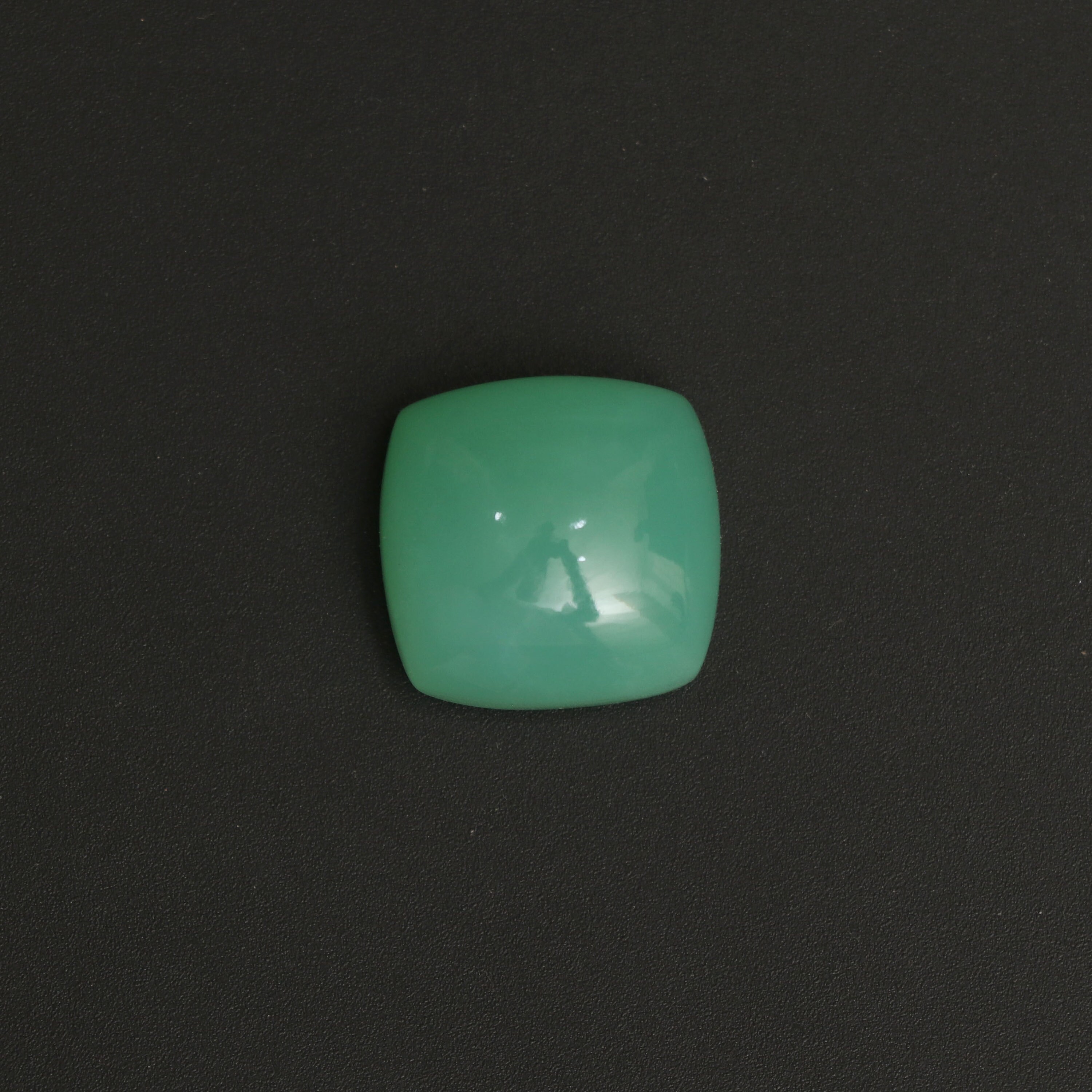 Natural Chrysoprase Smooth Cushion Cabochon Gemstone | 16.5x16.5 Mm | Gemstone Cabochon | 1 Piece Natural Chrysoprase Smooth Cushion Cabochon Gemstone | 16.5x16.5 Mm | Gemstone Cabochon | 1 Piece