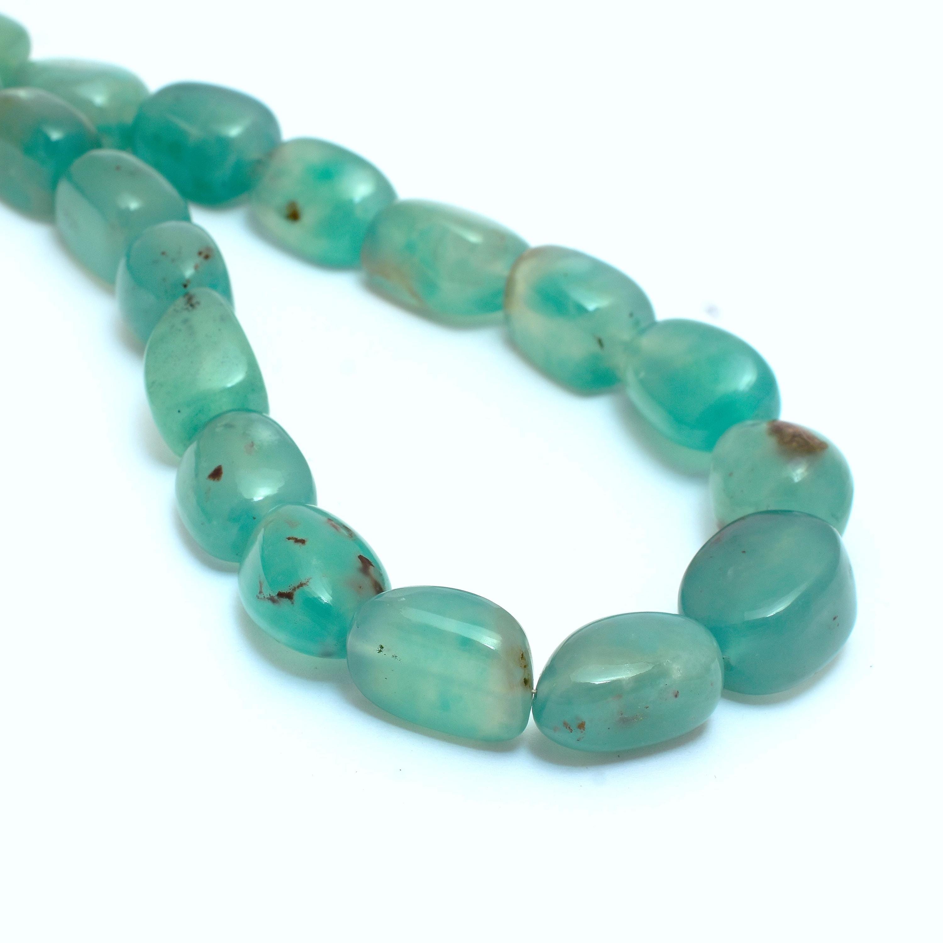 Aaa+ Aqua Chrysoprase Gemstone 11mm-20mm Smooth Tumbled Beads | Aqua Chalcedony Semi Precious Gemstone Nuggets Loose Beads For Jewelry Aaa+ Aqua Chrysoprase Gemstone 11mm-20mm Smooth Tumbled Beads | Aqua Chalcedony Semi Precious Gemstone Nuggets Loose Beads For Jewelry