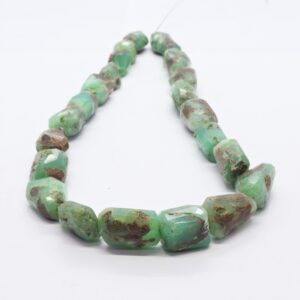 Aaa Natural Chrysoprase Faceted Nuggets, 13-16 Mm Green Chrysoprase Gemstone Beads, 17 Inch Faceted Chrysoprase Tumble Shape Beads Aaa Natural Chrysoprase Faceted Nuggets, 13-16 Mm Green Chrysoprase Gemstone Beads, 17 Inch Faceted Chrysoprase Tumble Shape Beads