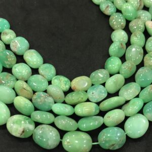 Beautiful Natural Hand Cut Chrysoprase Oval Smooth Nugget Beads 10-12 mm Approx 13 Inches Mala Beads high Quality beads For Sale Beautiful Natural Hand Cut Chrysoprase Oval Smooth Nugget Beads 10-12 mm Approx 13 Inches Mala Beads high Quality beads For Sale