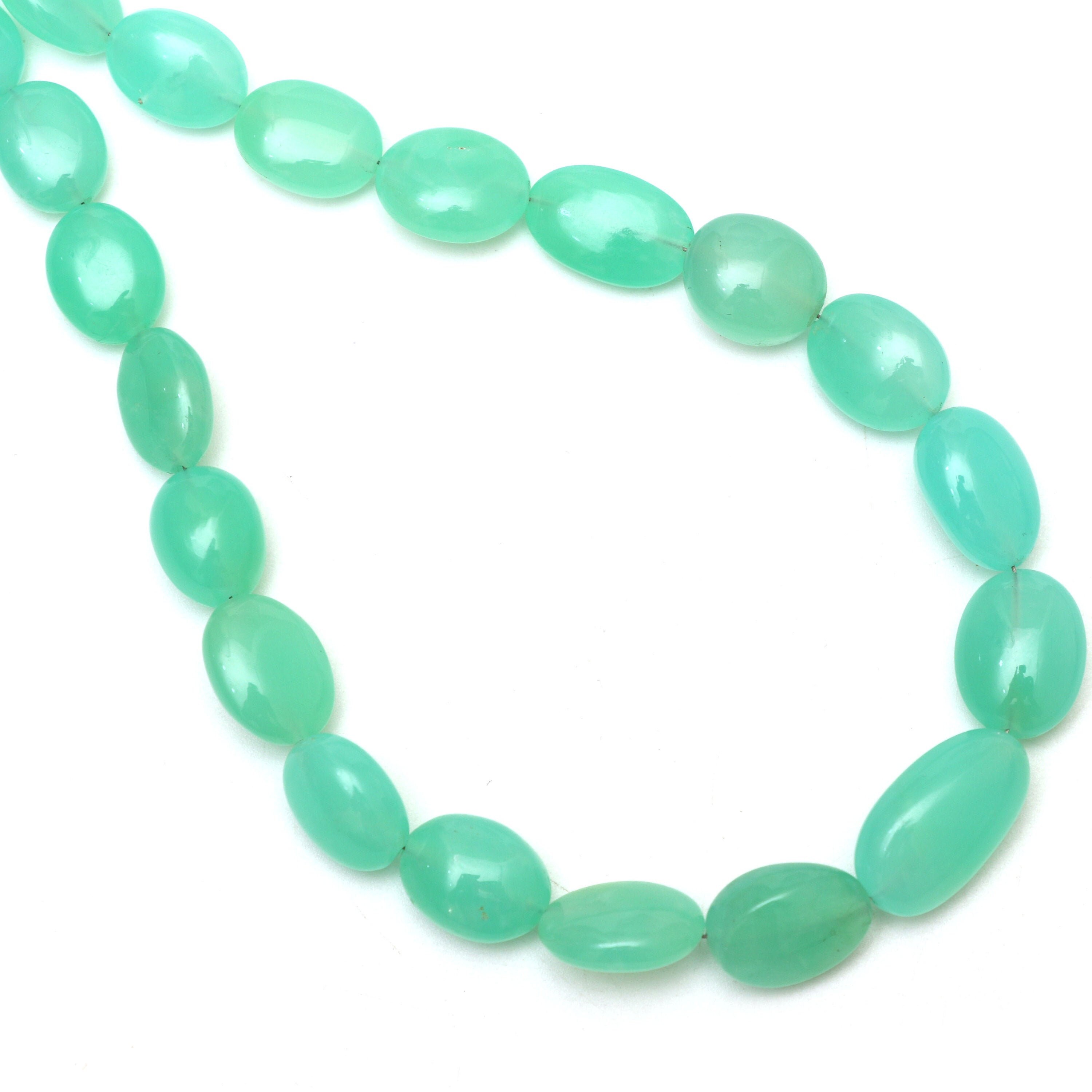 Green Chrysoprase Smooth Tumble Beads, 7.5x10 Mm To 10.5x18 Mm, Chrysoprase Jewelry Making Gemstone Beads, 18 Inch Strand | Price Per Strand Green Chrysoprase Smooth Tumble Beads, 7.5x10 Mm To 10.5x18 Mm, Chrysoprase Jewelry Making Gemstone Beads, 18 Inch Strand | Price Per Strand