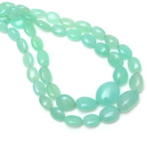 Green Chrysoprase Smooth Tumble Beads, 9x11 Mm To 13.5x20 Mm, Chrysoprase Tumble, Chrysoprase Jewelry Making Gemstone, 8 Inch/ 18 Strand Green Chrysoprase Smooth Tumble Beads, 9x11 Mm To 13.5x20 Mm, Chrysoprase Tumble, Chrysoprase Jewelry Making Gemstone, 8 Inch/ 18 Strand