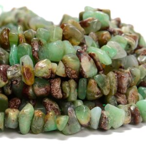 Natural Chrysoprase Gemstone Pebble Nugget Chip 10-14MM Loose Beads (D604) Natural Chrysoprase Gemstone Pebble Nugget Chip 10-14MM Loose Beads (D604)