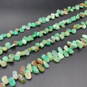 Natural Chrysoprase Pebble Beads Tiny Chrysoprase Nugget Beads Shard Beads Polished Chrysoprase Supplies 8-10mm 15.5" Full Strand Natural Chrysoprase Pebble Beads Tiny Chrysoprase Nugget Beads Shard Beads Polished Chrysoprase Supplies 8-10mm 15.5" Full Strand