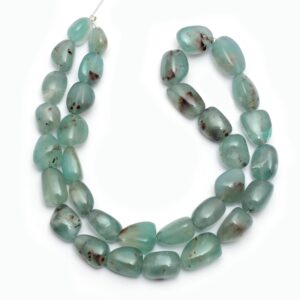 New Stock 13mm-19mm Aqua Chrysoprase Smooth Tumbled Beads | Natural Aqua Chalcedony Semi Precious Gemstone Nuggets Loose Beads For Jewelry New Stock 13mm-19mm Aqua Chrysoprase Smooth Tumbled Beads | Natural Aqua Chalcedony Semi Precious Gemstone Nuggets Loose Beads For Jewelry