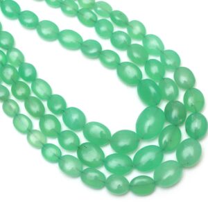 Chrysoprase Smooth Tumble Beads, 4.5x5 Mm To 9.5x11.5 Mm, Chrysoprase Tumble, Chrysorpase Jewelry Making Gemstone, 8 Inch/ 18 Inch Strand Chrysoprase Smooth Tumble Beads, 4.5x5 Mm To 9.5x11.5 Mm, Chrysoprase Tumble, Chrysorpase Jewelry Making Gemstone, 8 Inch/ 18 Inch Strand