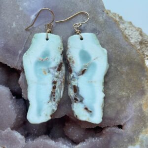 Chrysoprase Earrings, Statement Earrings, Gold Earrings, Drop Earrings, Boho Bride Earrings, Raw Crystal Earrings, Raw Stone Earrings