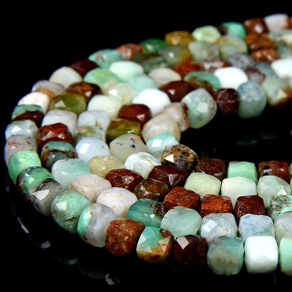 4mm Natural Chrysoprase Gemstone Grade A Micro Faceted Square Cube Loose Beads Bulk Lot 1,2,6,12 And 50 (p68) 4mm Natural Chrysoprase Gemstone Grade A Micro Faceted Square Cube Loose Beads Bulk Lot 1,2,6,12 And 50 (p68)