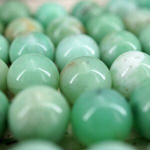 Chrysoprase 11-11.5mm Round Beads (etb01720) Unique Jewelry/vintage Jewelry/gemstone Necklace