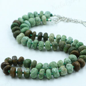Hand Knotted Green Chrysoprase Necklace, Apple Green Gemstone Beaded Choker, Natural Mint Stone Jewelry, Silk Knotted Boho Gift For Women Hand Knotted Green Chrysoprase Necklace, Apple Green Gemstone Beaded Choker, Natural Mint Stone Jewelry, Silk Knotted Boho Gift For Women