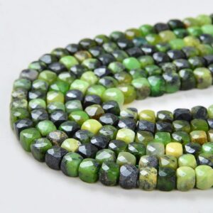 4mm Genuine Chrysoprase Gemstone Grade A Micro Faceted Square Cube Beads 15 Inch Full Strand Bulk Lot 1,2,6,12 And 50 (80007862-p7) 4mm Genuine Chrysoprase Gemstone Grade A Micro Faceted Square Cube Beads 15 Inch Full Strand Bulk Lot 1,2,6,12 And 50 (80007862-p7)
