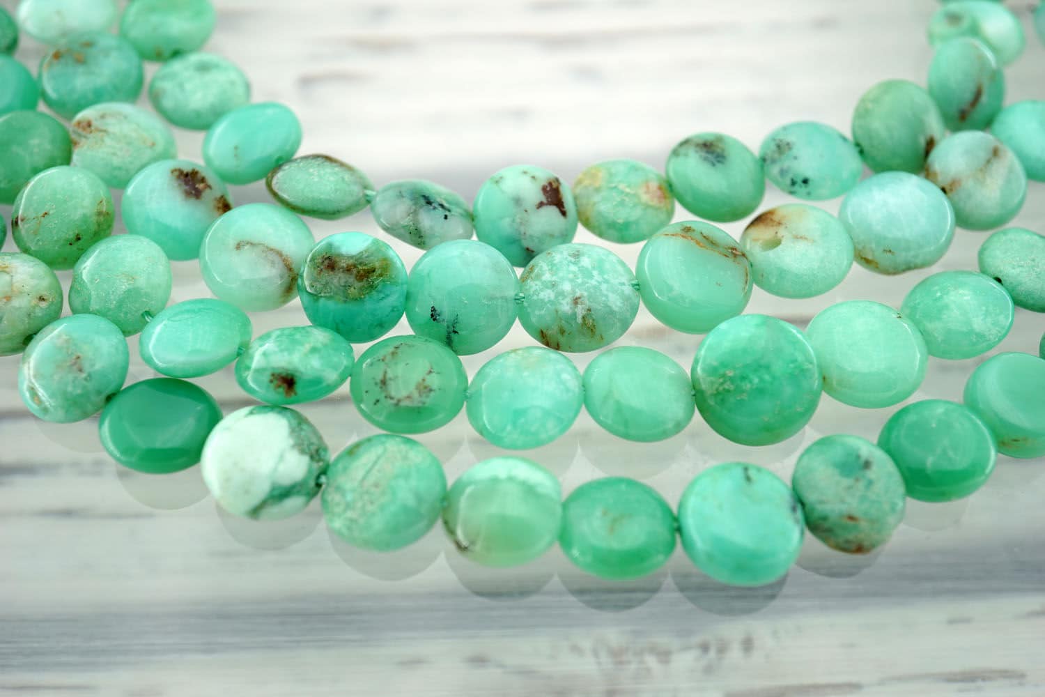 Chrysoprase Button Beads 8.5-10mm (etb01105) Unique Jewelry/vintage Jewelry/gemstone Necklace