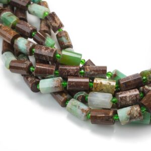 Natural Chrysoprase- Faceted Barrel Beads- High Quality- 10x14mm- Full Strand 16" - 22 Pieces Gemstone Beads Natural Chrysoprase- Faceted Barrel Beads- High Quality- 10x14mm- Full Strand 16" - 22 Pieces Gemstone Beads
