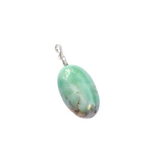 Chrysoprase Pendant, Oval Green Chrysoprase, Natural Chrysoprase Gem Pendant, Sterling Silver Pendant, Light Spring Green, Green Chrysoprase Chrysoprase Pendant, Oval Green Chrysoprase, Natural Chrysoprase Gem Pendant, Sterling Silver Pendant, Light Spring Green, Green Chrysoprase