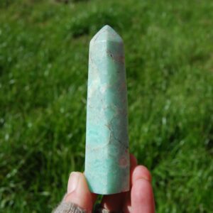 4.25in 150g Chrysoprase Crystal Tower