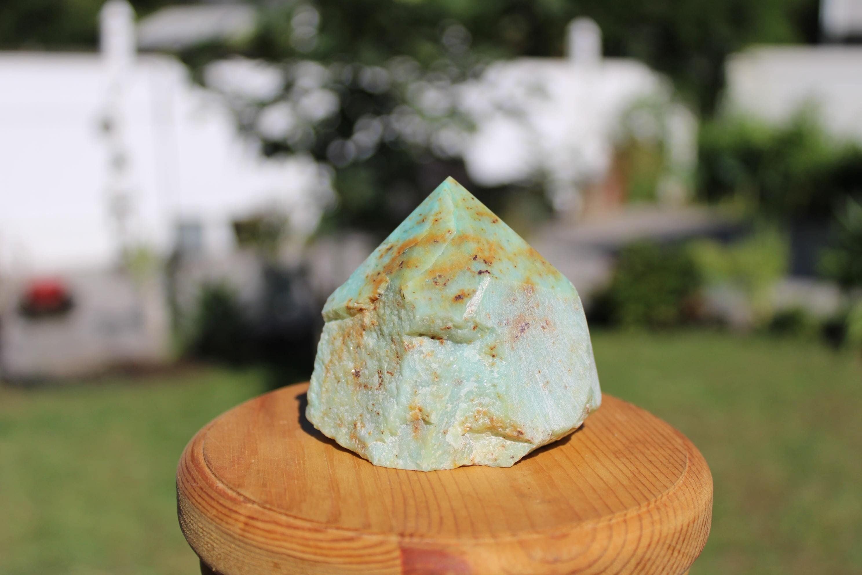 Chrysoprase Polished Top Stone The Truth Crystal Chrysoprase Point Chrysoprase Polished Top Stone The Truth Crystal Chrysoprase Point