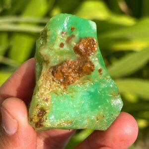Raw Australian Chrysoprase Gemstone: Healing Crystal Display Specimen, 164.20 Crt Raw Australian Chrysoprase Gemstone: Healing Crystal Display Specimen, 164.20 Crt