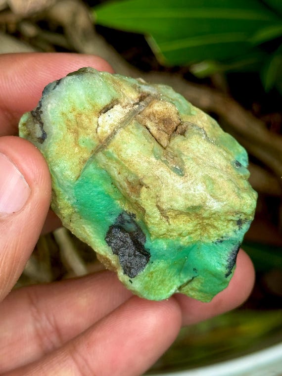 Raw Australian Chrysoprase Gemstone Specimen, 88 Carat Raw Australian Chrysoprase Gemstone Specimen, 88 Carat