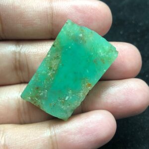 Australian Origin Natural Chrysoprase Rough Stone Slice | Raw Apple Green Slab 15.2g 36x22x10mm Australian Origin Natural Chrysoprase Rough Stone Slice | Raw Apple Green Slab 15.2g 36x22x10mm