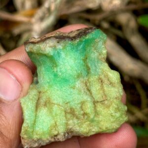 Raw Australian Chrysoprase Specimen: Green Healing Crystal, 140 Carat Raw Australian Chrysoprase Specimen: Green Healing Crystal, 140 Carat