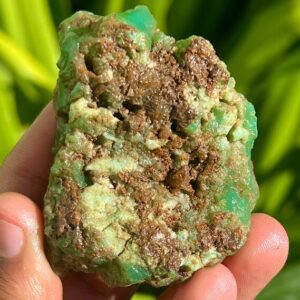 Australian Chrysoprase Raw Stone, Rough Green Gemstone (75.60 Carat) Australian Chrysoprase Raw Stone, Rough Green Gemstone (75.60 Carat)
